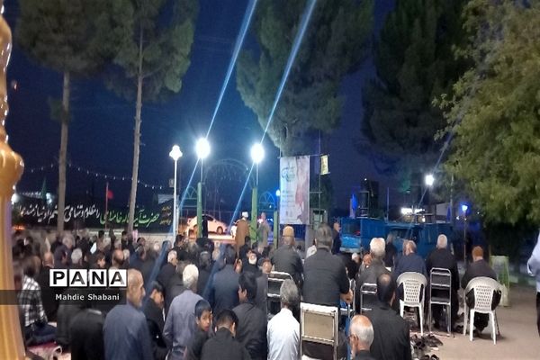 حضور هیات مذهبی شهر فرح دشت در امامزاده سید محمد کاشمر