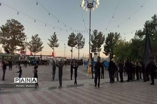 حضور هیات مذهبی شهر فرح دشت در امامزاده سید محمد کاشمر