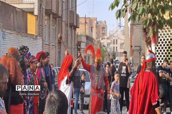 کاروان نمادین «اسرای کربلا» هیات دخیل العباس