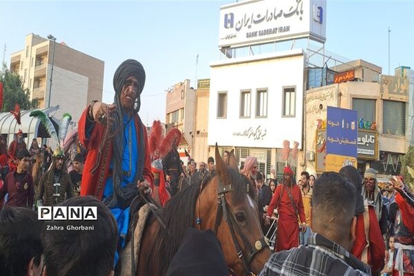 کاروان نمادین «اسرای کربلا» هیات دخیل العباس