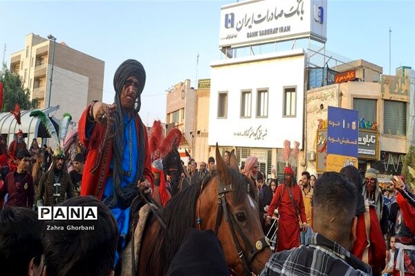 کاروان نمادین «اسرای کربلا» هیات دخیل العباس