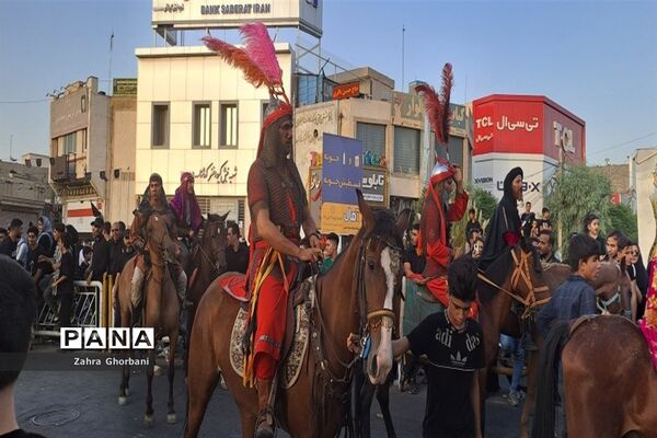 کاروان نمادین «اسرای کربلا» هیات دخیل العباس