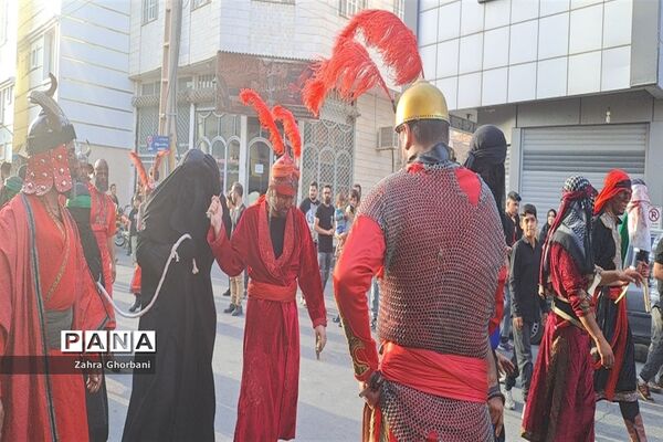 کاروان نمادین «اسرای کربلا» هیات دخیل العباس