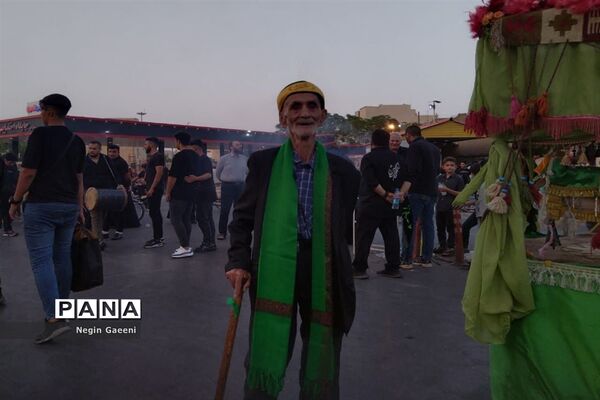 کاروان نمادین «اسرای کربلا» هیات دخیل العباس