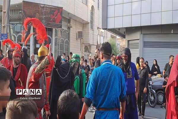 کاروان نمادین «اسرای کربلا» هیات دخیل العباس
