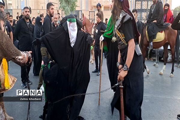 کاروان نمادین «اسرای کربلا» هیات دخیل العباس