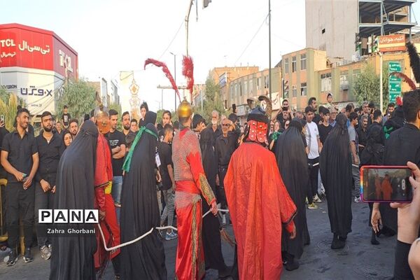 کاروان نمادین «اسرای کربلا» هیات دخیل العباس