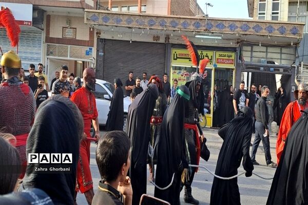 کاروان نمادین «اسرای کربلا» هیات دخیل العباس