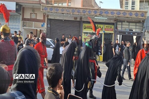 کاروان نمادین «اسرای کربلا» هیات دخیل العباس