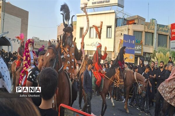 کاروان نمادین «اسرای کربلا» هیات دخیل العباس