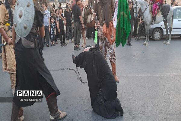 کاروان نمادین «اسرای کربلا» هیات دخیل العباس