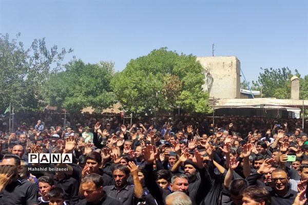 برگزاری مراسم شبیه‌خوانی در روستای عبدالله‌آباد نیشابور