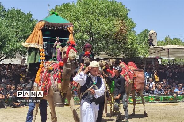 برگزاری مراسم شبیه‌خوانی در روستای عبدالله‌آباد نیشابور