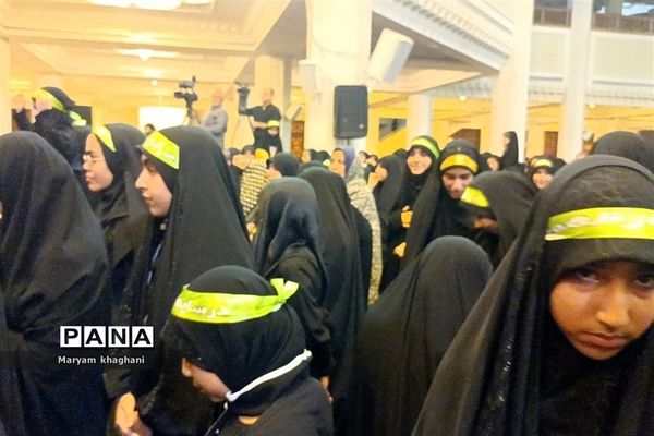 اجتماع  و عزاداری سربازان ظهور امام زمان(عج) در حرم مطهر احمد ابن موسی (ع)