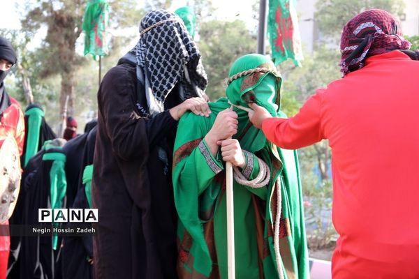 حرکت نمادین کاروان اسرای کربلا در اسلامشهر