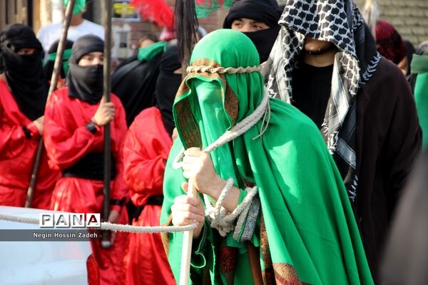 حرکت نمادین کاروان اسرای کربلا در اسلامشهر