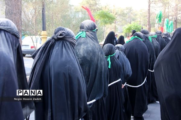 حرکت نمادین کاروان اسرای کربلا در اسلامشهر