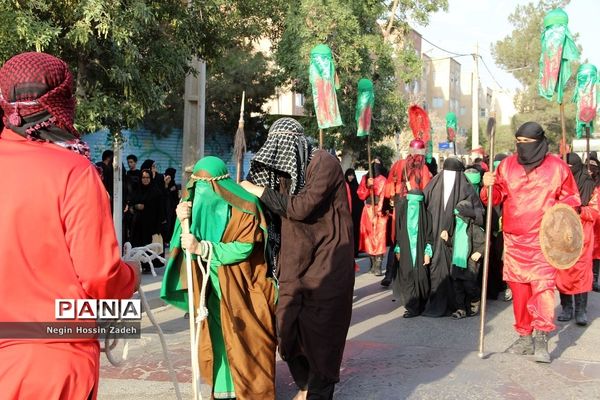 حرکت نمادین کاروان اسرای کربلا در اسلامشهر