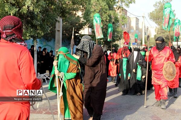 حرکت نمادین کاروان اسرای کربلا در اسلامشهر
