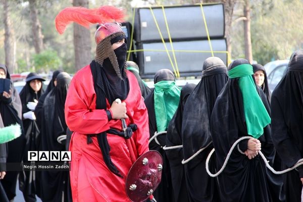 حرکت نمادین کاروان اسرای کربلا در اسلامشهر