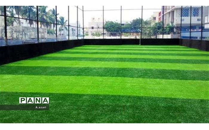 افتتاح زمین چمن مصنوعی منظریه در هفته دولت