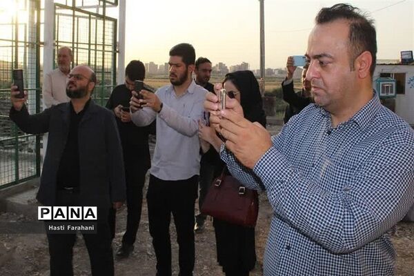 بازدید خبرنگاران دشت ورامین از پروژه‌های شهرستان‌قرچک