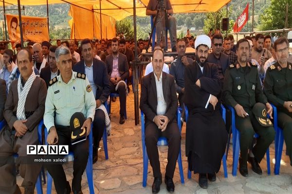 آیین افتتاحیه اردوهای راهیان نور دانش‌آموزی مناطق عملیاتی غرب و شمال غرب کشور