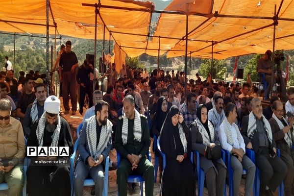 آیین افتتاحیه اردوهای راهیان نور دانش‌آموزی مناطق عملیاتی غرب و شمال غرب کشور