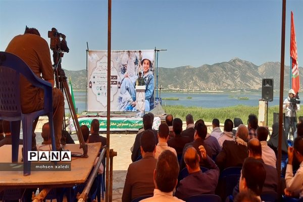 آیین افتتاحیه اردوهای راهیان نور دانش‌آموزی مناطق عملیاتی غرب و شمال غرب کشور