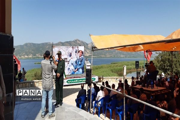 آیین افتتاحیه اردوهای راهیان نور دانش‌آموزی مناطق عملیاتی غرب و شمال غرب کشور