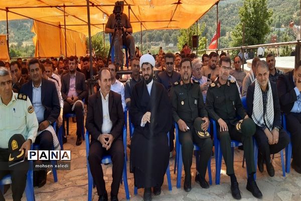 آیین افتتاحیه اردوهای راهیان نور دانش‌آموزی مناطق عملیاتی غرب و شمال غرب کشور