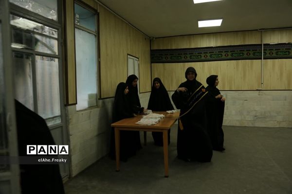 مراسم عزاداری هیات بنات‌الحسین (ع) قم