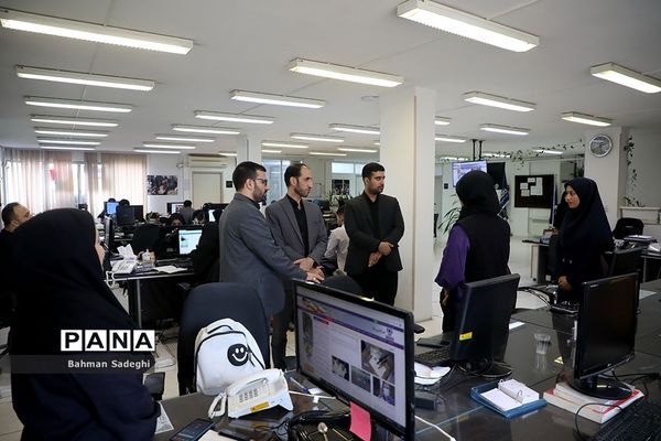 بازدید معاون آموزش متوسطه وزارت آموزش و پرورش از خبرگزاری پانا