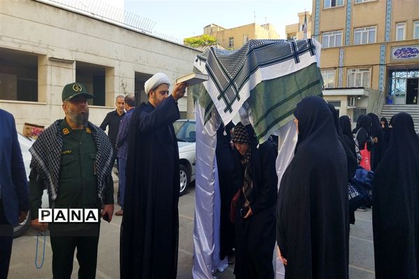 اعزام هشتاد نفر از دانش‌آموزان منطقه 12 به اردوی راهیان نور غرب