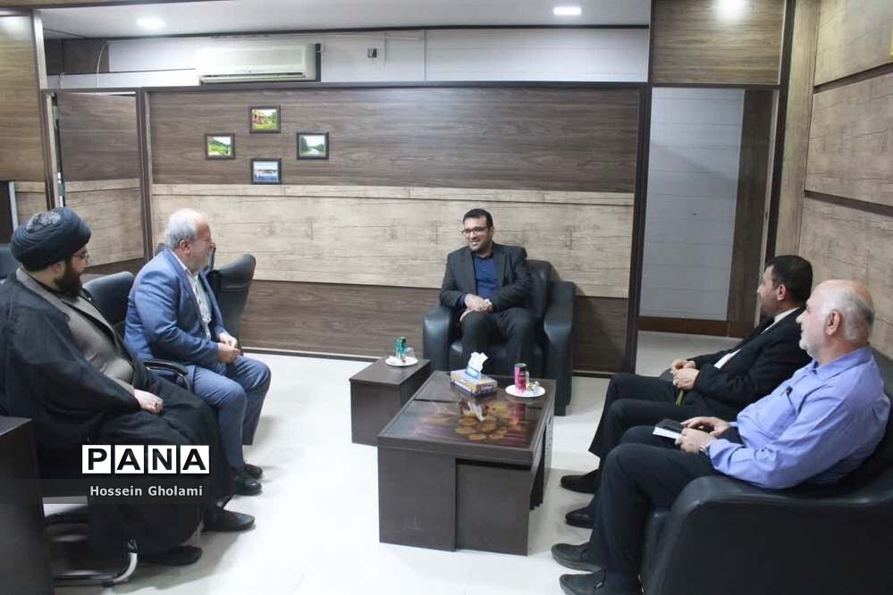 دیدار معاون سیاسی، امنیتی استانداری بوشهر با رئیس دانشگاه فرهنگیان استان بوشهر