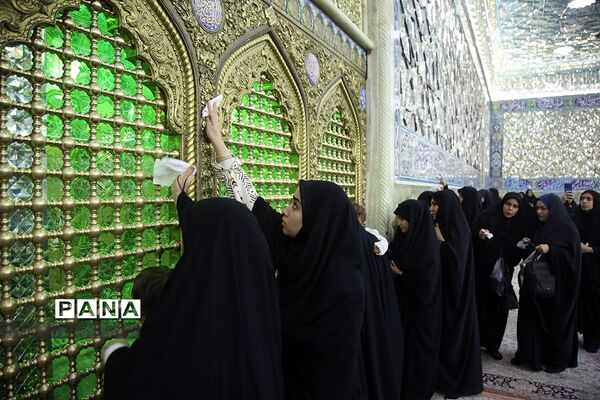 آیین غبارروبی مضجع نورانی حضرت معصومه(س) با حضور اصحاب رسانه