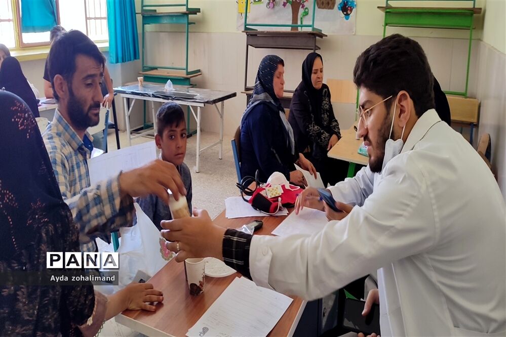 اردوی جهادی پزشکی در انجم‌آباد شهرستان رباط کریم
