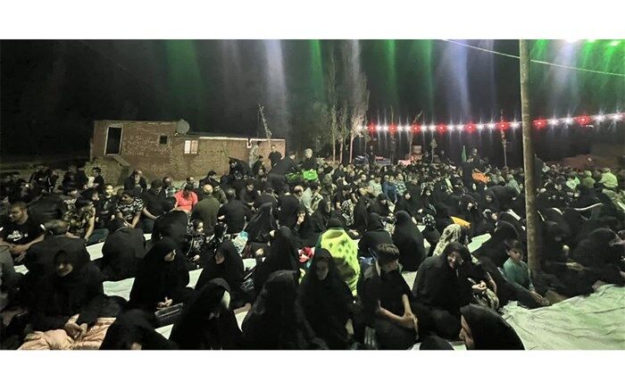مراسم عزاداری  شهادت امام سجاد علیه السلام در روستای الزگ، کامو کاشان