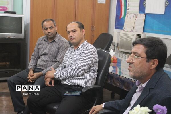 بازدید رئیس دانشگاه فرهنگیان استان بوشهراز سازمان دانش‌آموزی و خبرگزاری پانا استان بوشهر