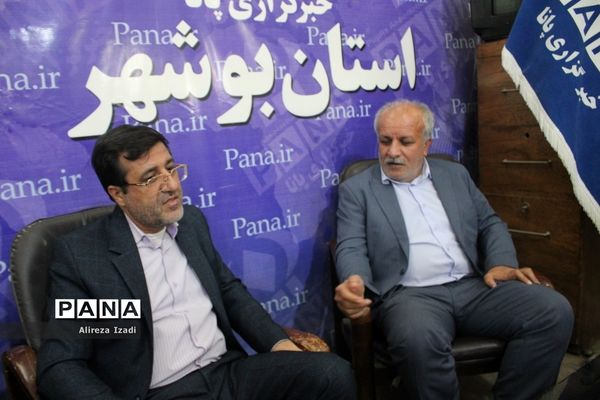 بازدید رئیس دانشگاه فرهنگیان استان بوشهراز سازمان دانش‌آموزی و خبرگزاری پانا استان بوشهر
