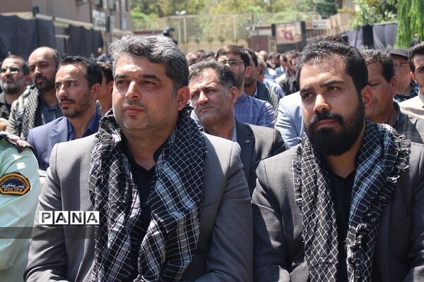 تشییع و تدفین  شهید گمنام دانش‌آموز در اداره کل آموزش و پرورش شهرستان‌های استان‌تهران
