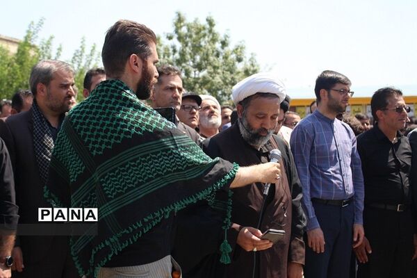 تشییع و تدفین  شهید گمنام دانش‌آموز در اداره کل آموزش و پرورش شهرستان‌های استان‌تهران