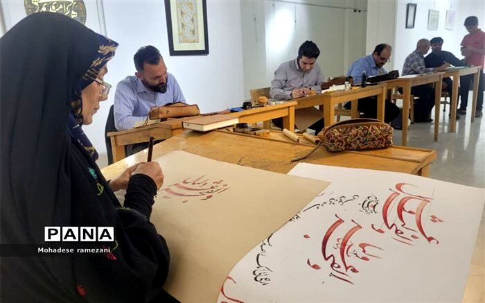 رویداد هنرمندانه «حسین (ع) تصویرگر قرآن» در مشهد برگزار شد