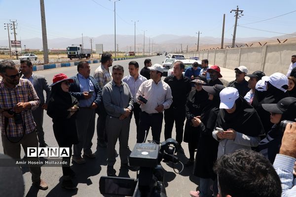 تور خبری بازدید از مسیرهای منتهی به مسیر تردد زائران اربعین حسینی (ع)