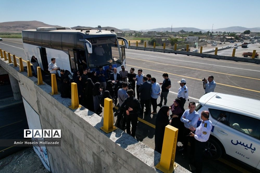 تور خبری بازدید از مسیرهای منتهی به مسیر تردد زائران اربعین حسینی (ع)