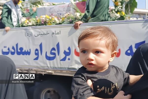 تشییع پیکر شهید گمنام در پاکدشت