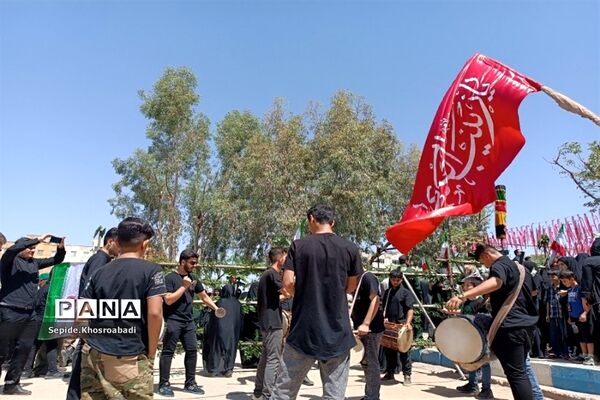 تشییع پیکر شهید گمنام در پاکدشت