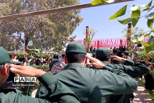 تشییع پیکر شهید گمنام در پاکدشت