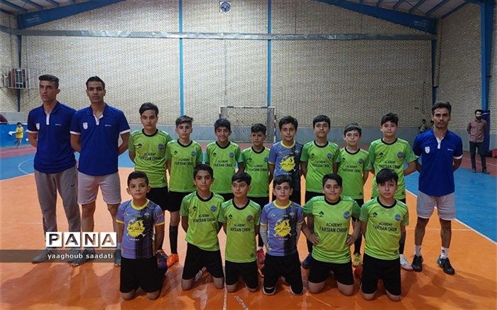 قهرمانی فیروزه در مسابقات فوتسال نونهالان استان خراسان رضوی