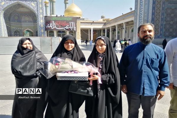 آیین استقبال از دانش‌آموز قمی شرکت کننده در المپیاد اندونزی